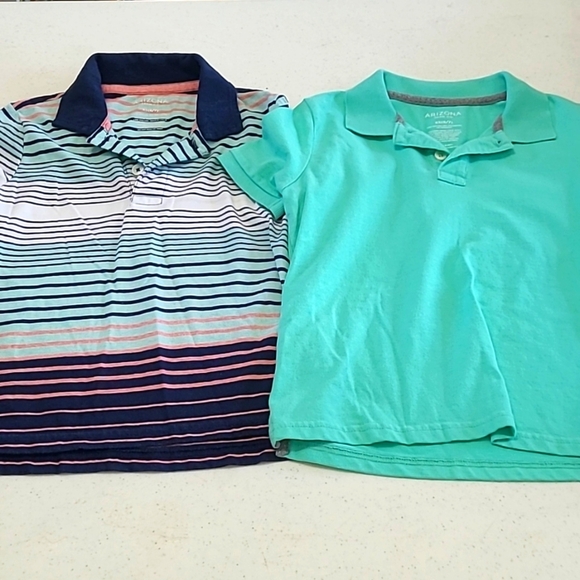 💥3for$12💥 Arizona Boys polo style shirts bundle size XS 6/7 - Picture 1 of 3